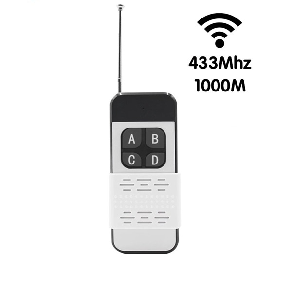Télécommande copieuse TXC1000 4T 433 mhz 1000m Basic_TX1000-4T télécommande longue portée 1000m 433mhz